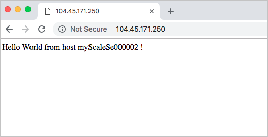 Basic web page in IIS