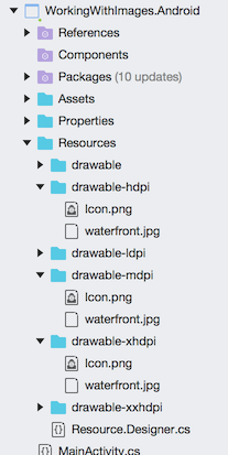 Android multiple-resolution image ___location