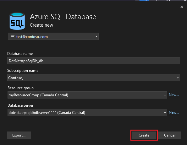 Configuración de la base de datos
