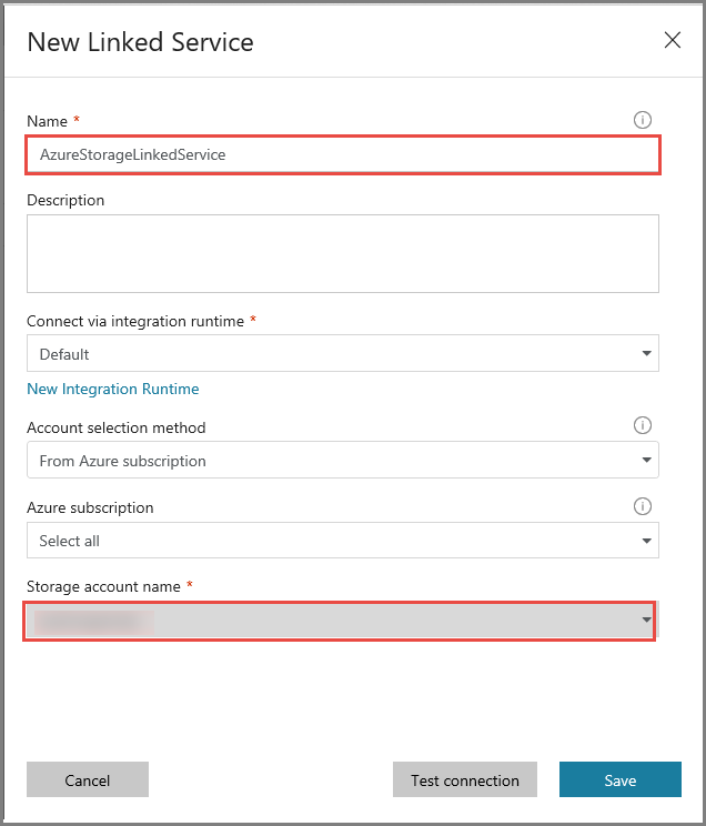 Azure Storage アカウントの設定