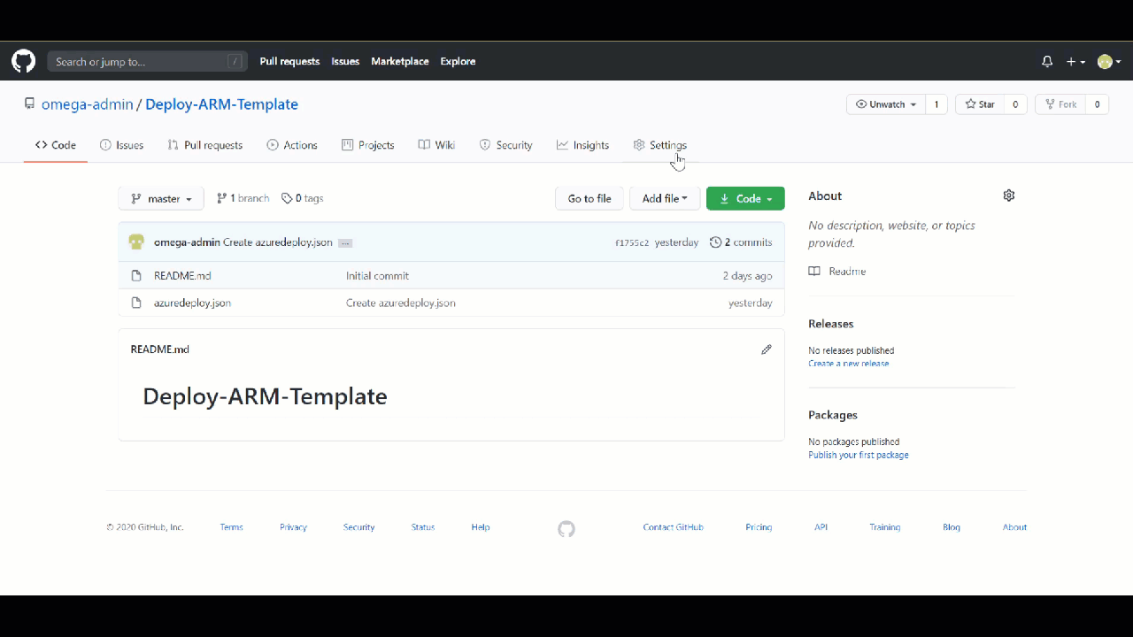 GitHub シークレットへの新しいサービス プリンシパル シークレット情報の追加を示すスクリーンショット。