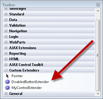 도구 상자의 DisabledButton