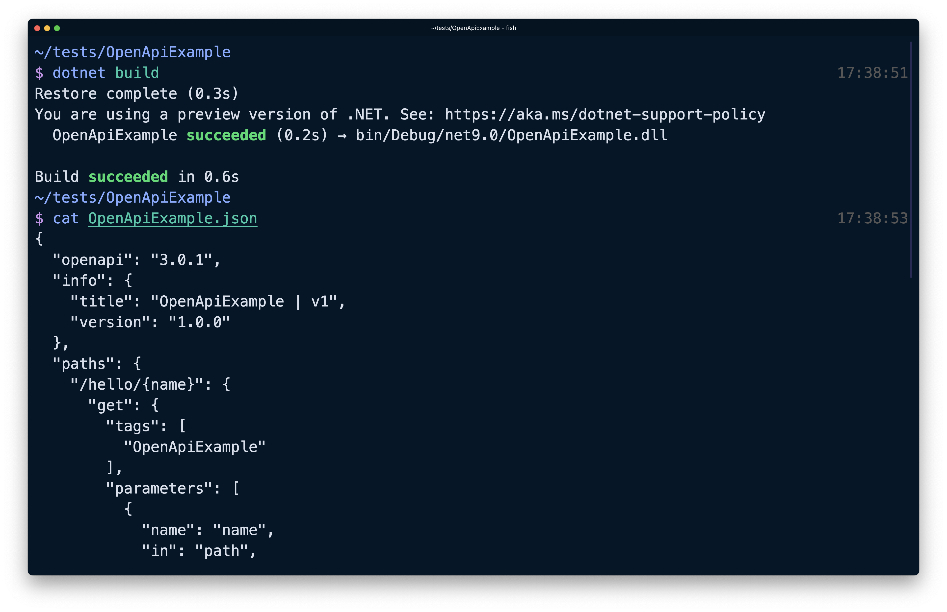 在构建时生成 OpenAPI 文档