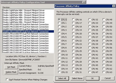 Interrupt-Affinity 策略工具