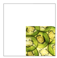 100 x 100 图像绘制在 (75,75)