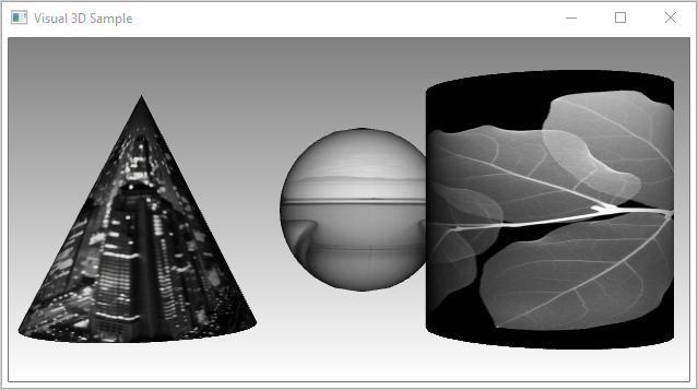 Visual3D 示例屏幕截图