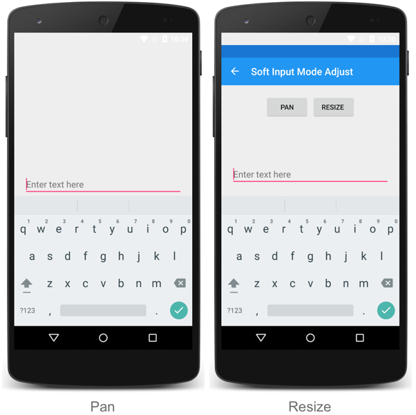 Soft Keyboard Operating Mode Platform-Specific.