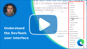 “了解 DevTools 用户界面”视频的缩略图图像