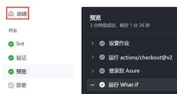 GitHub 界面的屏幕截图，其中显示了“摘要”菜单，其中突出显示了后退箭头。