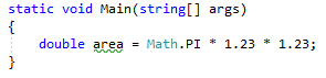 内联结果 - C#