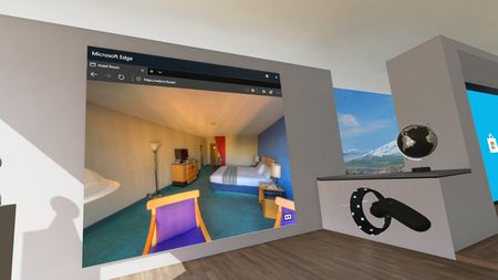 在混合现实悬崖屋内从Microsoft Edge 进入 VR
